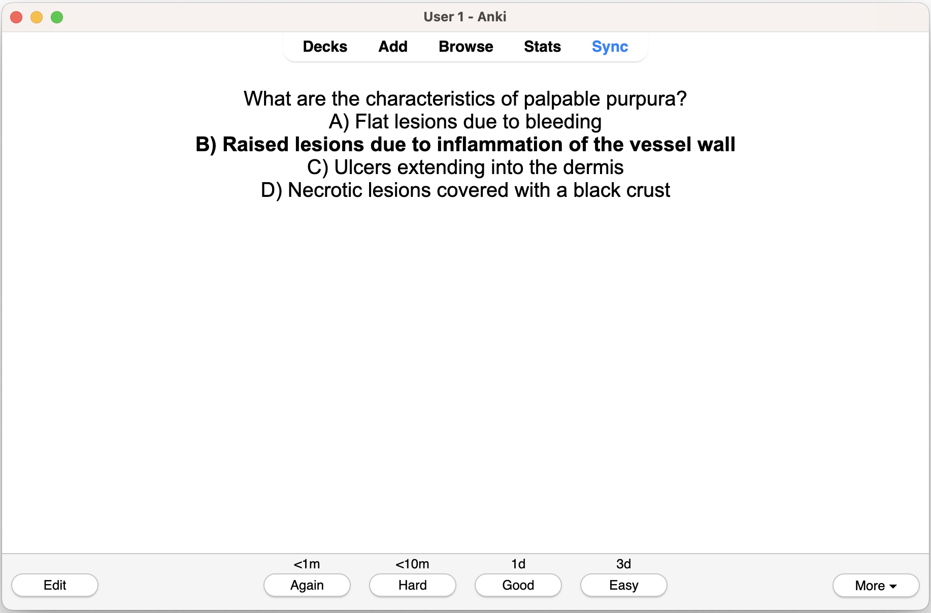 Basic MCQs card type